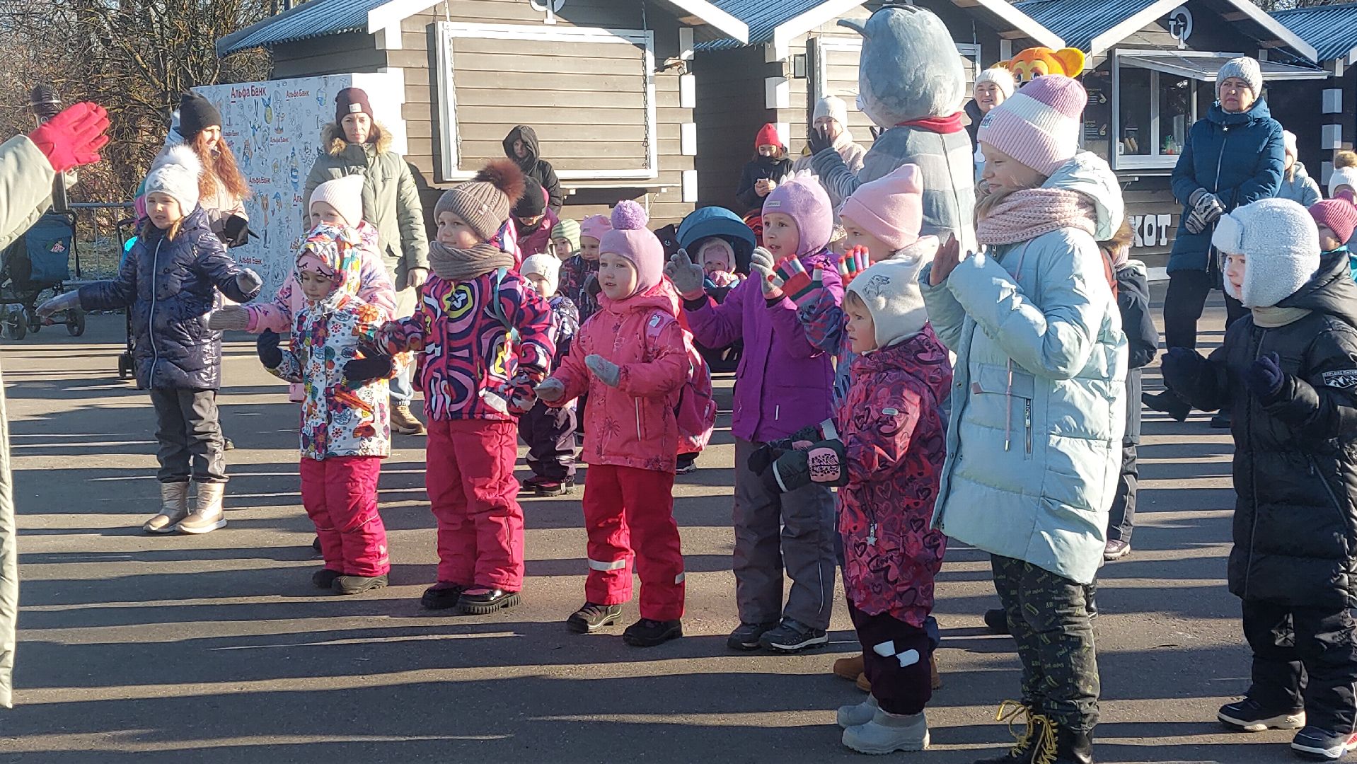 культура подмосковья, день рождения деда мороза, зима в подмосковье, город чехов, Дети,