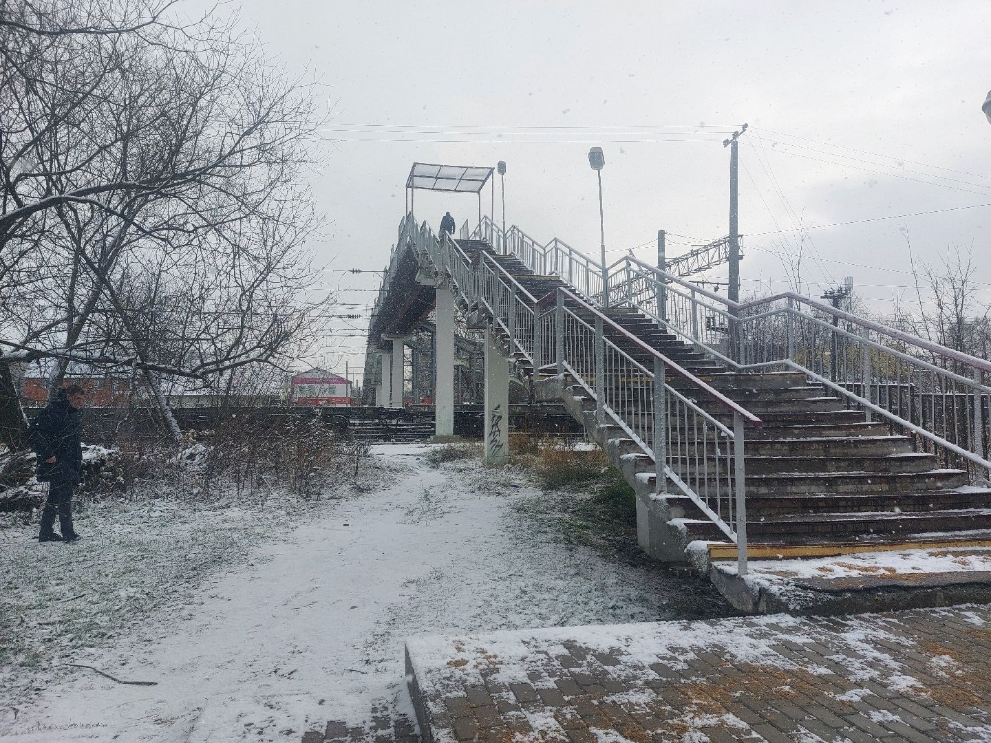 Благоустройство, железнодорожный переезд, железнодорожная станция, город чехов, Несанкционированная тропа, народная тропа,