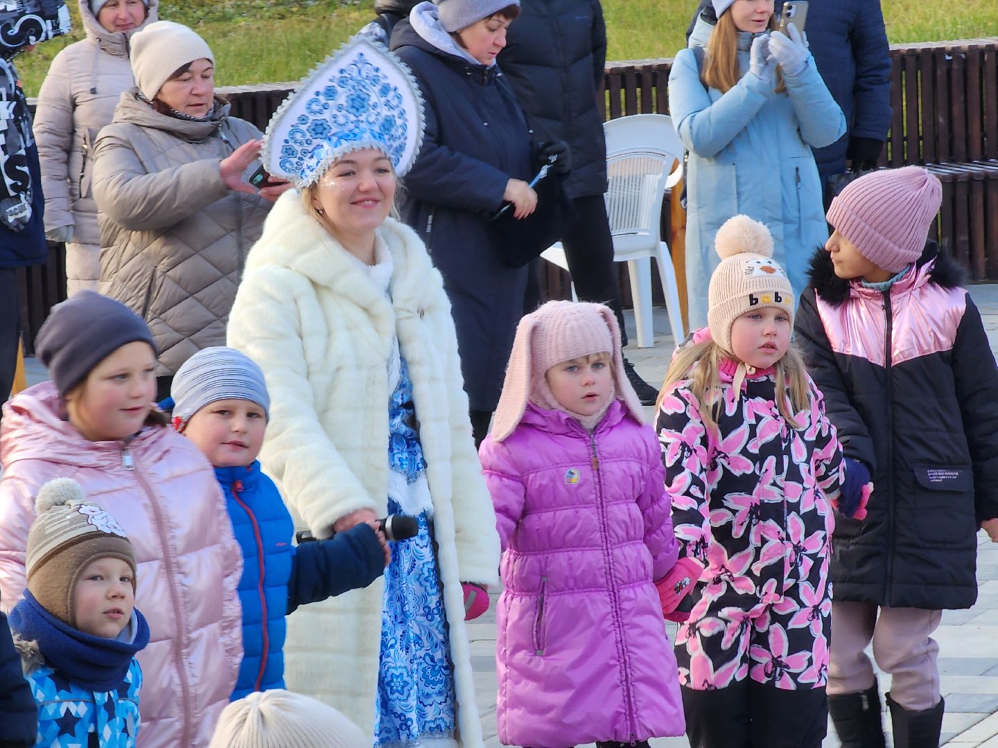 ступино, парк имени Островского, парки подмосковья, парки Ступино, дед мороз,