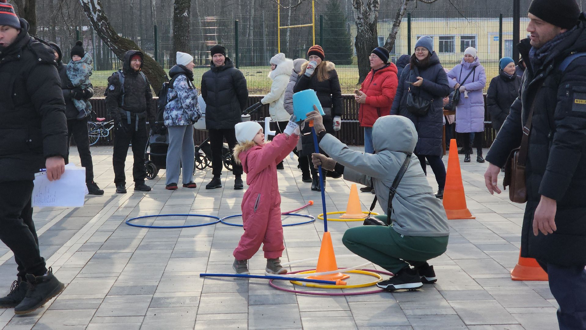 ступино, парк имени Островского, парки подмосковья, парки Ступино, дед мороз,