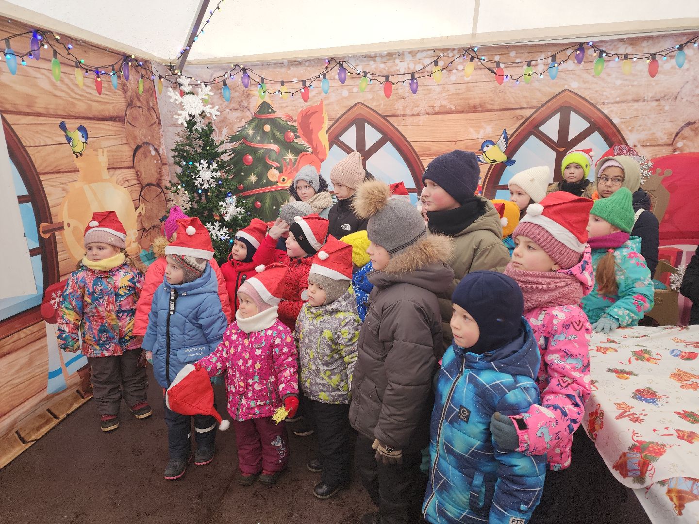 кашира, городской парк, день рождения, дед мороз, почта деда мороза, праздник, письмо,