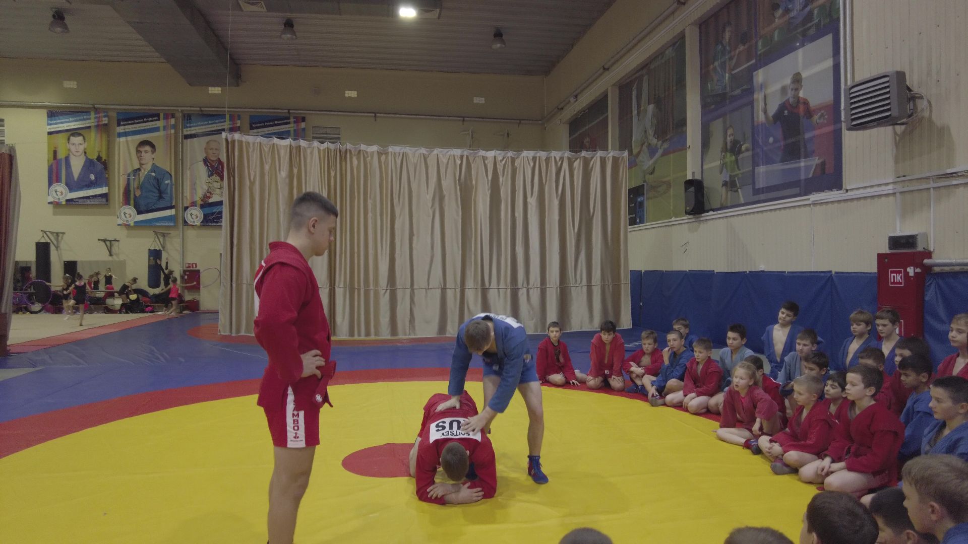 Реутов, спорт, самбо, мастер-класс, тренировка, Вадим Дедов, Алексей Зайцев,