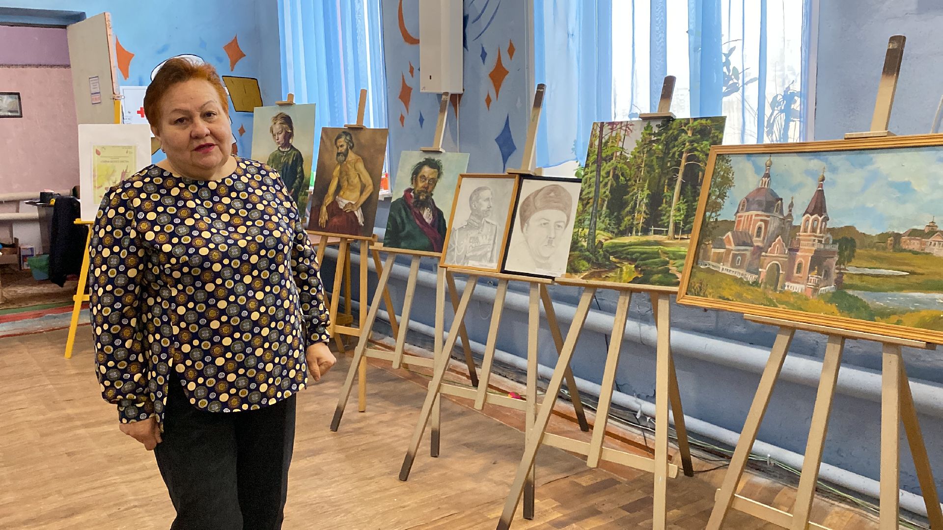 волоколамск, художники, живописцы, выставка, дом культуры, мероприятие, картина, картины,