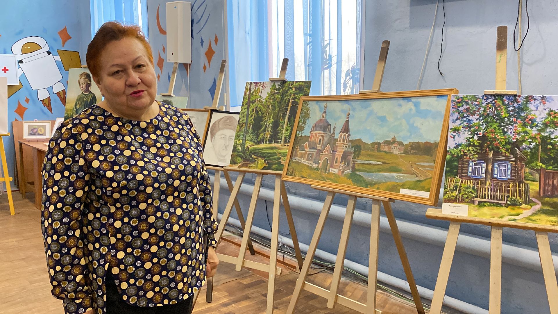 волоколамск, художники, живописцы, выставка, дом культуры, мероприятие, картина, картины,