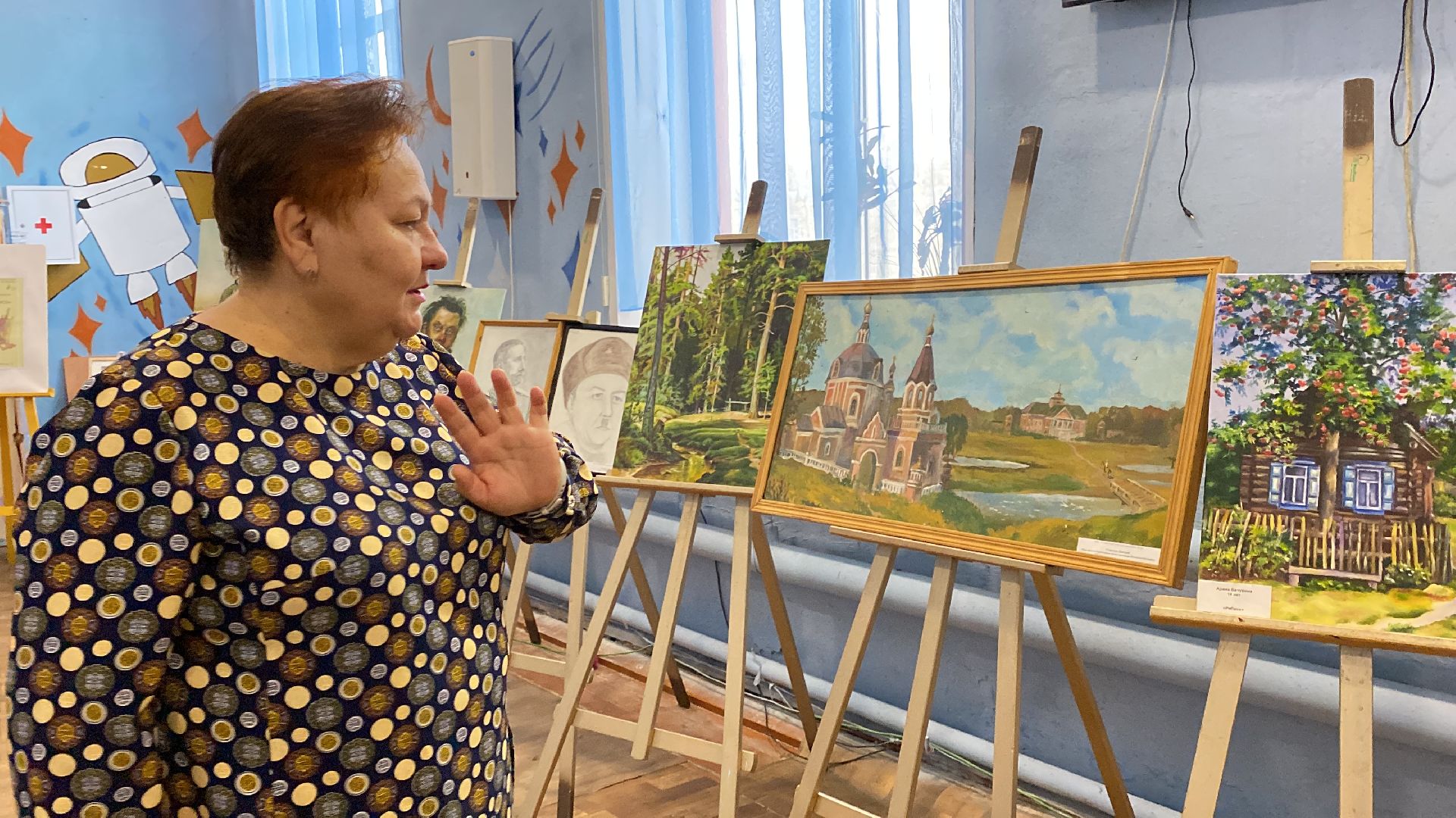 волоколамск, художники, живописцы, выставка, дом культуры, мероприятие, картина, картины,