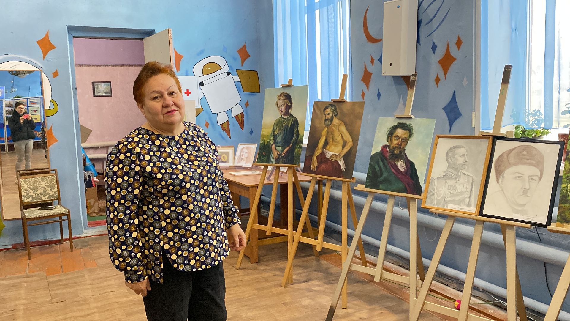 волоколамск, художники, живописцы, выставка, дом культуры, мероприятие, картина, картины,