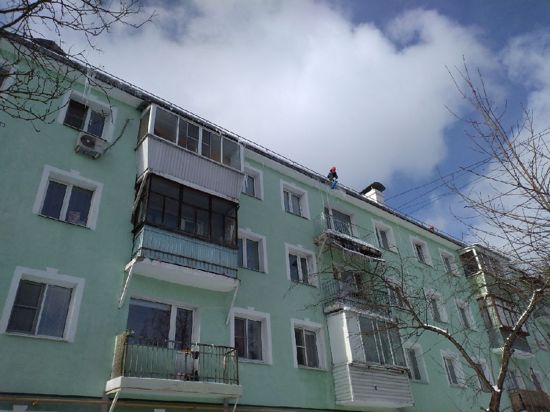 жкх, погода, Лосино-Петровский, Госжилинспекция, очистка кровель, крыши, сосульки, снег, наледь