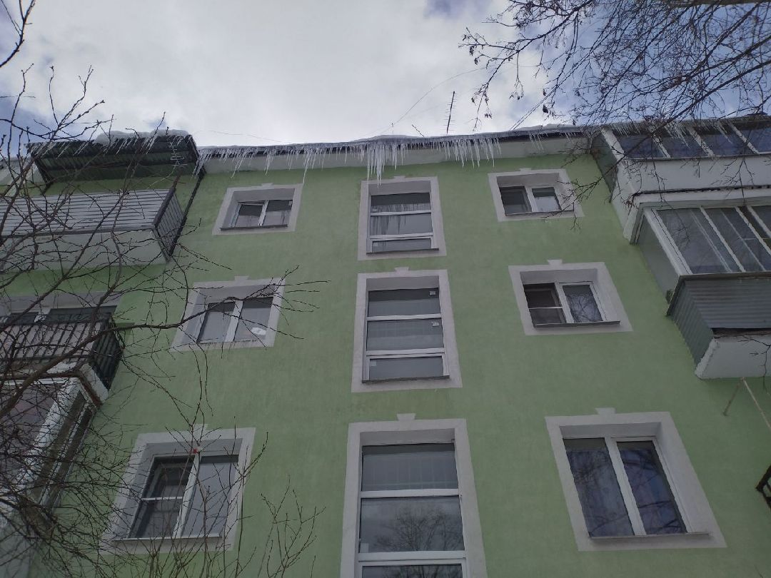 жкх, погода, Лосино-Петровский, Госжилинспекция, очистка кровель, крыши, сосульки, снег, наледь