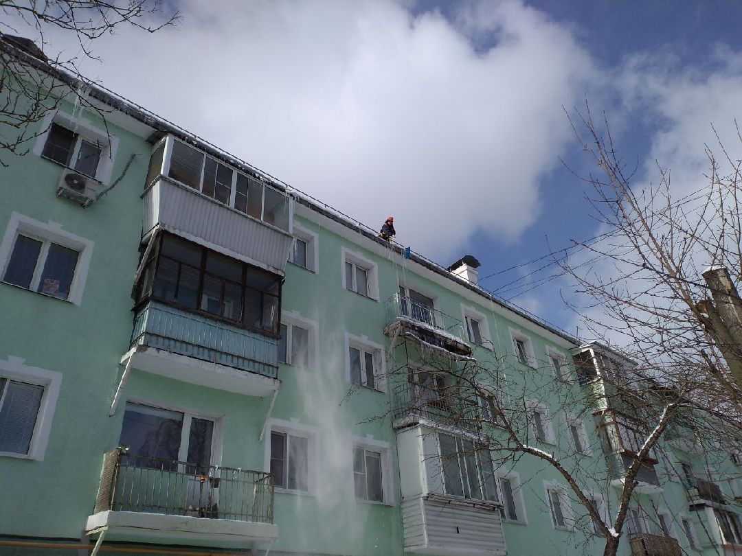 жкх, погода, Лосино-Петровский, Госжилинспекция, очистка кровель, крыши, сосульки, снег, наледь