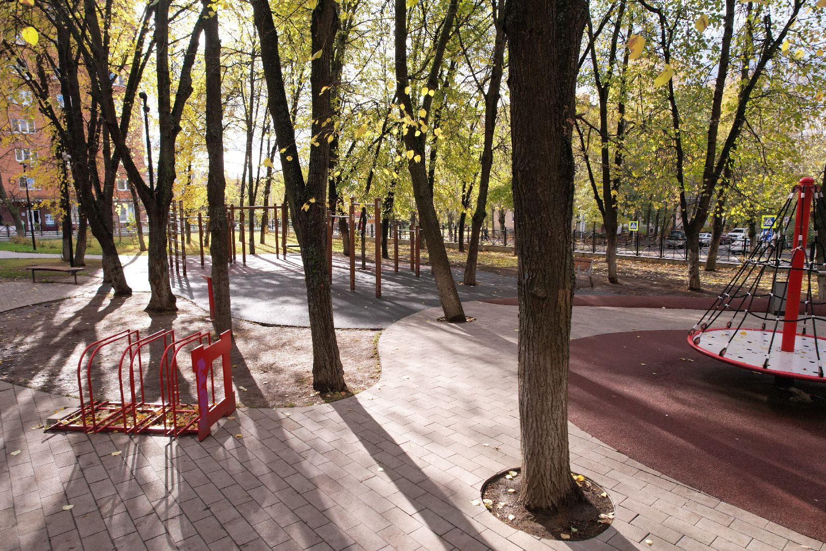 видео с коптера, дзержинский, парк,