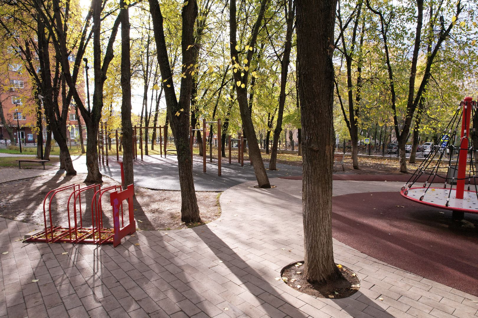 видео с коптера, дзержинский, парк,