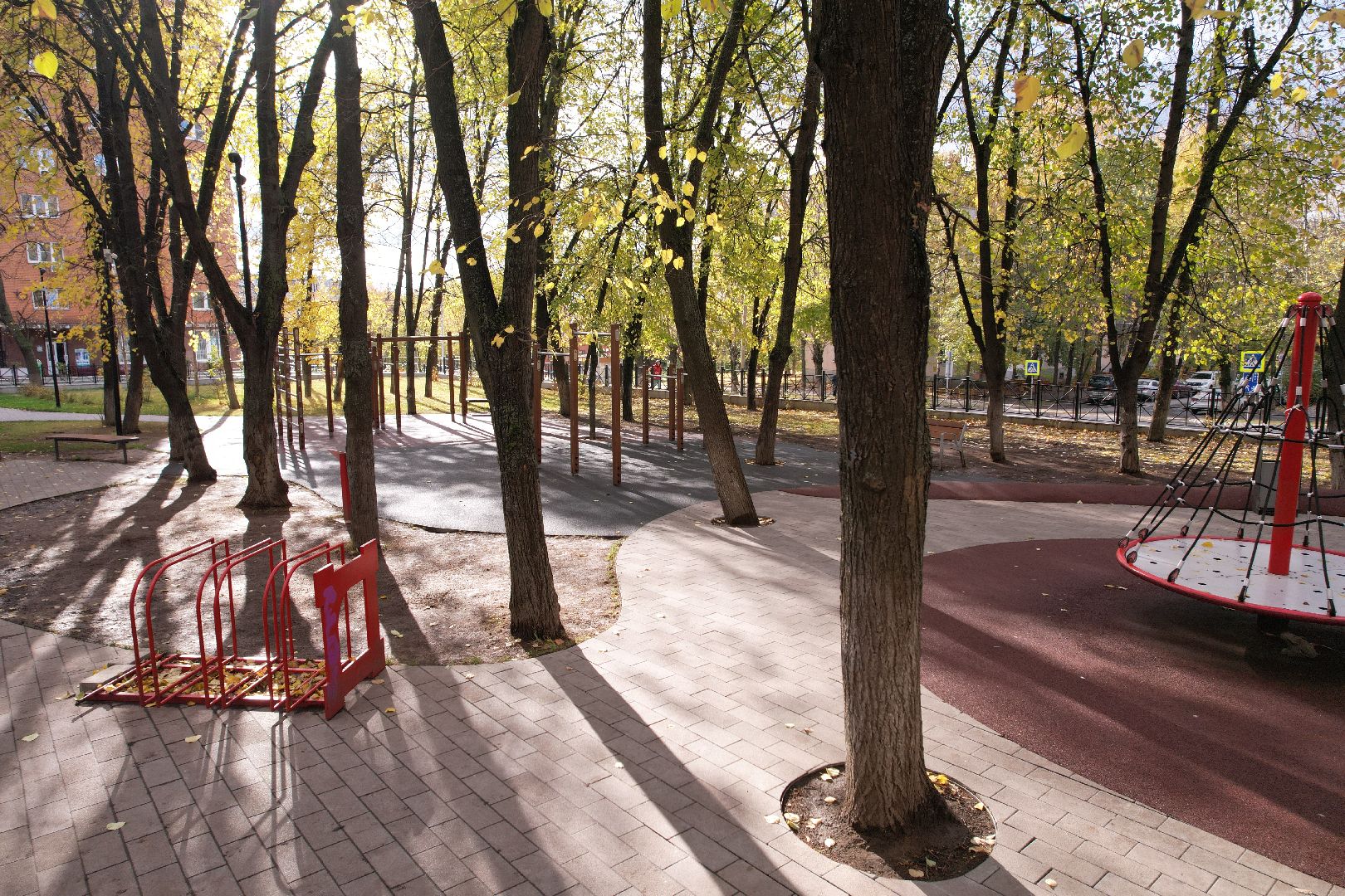 видео с коптера, дзержинский, парк,