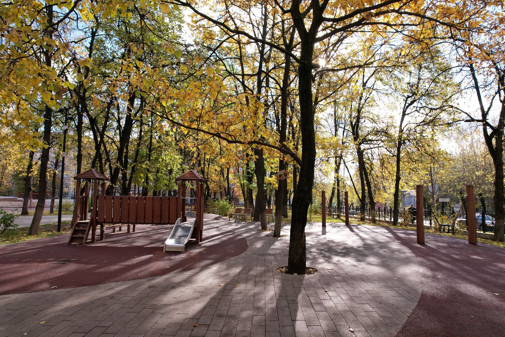 видео с коптера, дзержинский, парк,