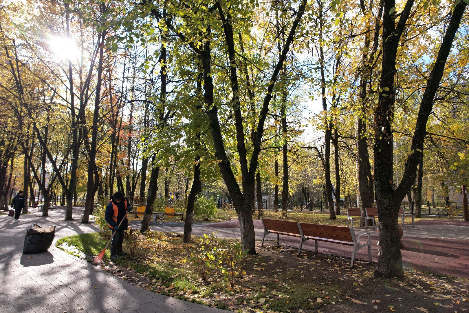 видео с коптера, дзержинский, парк,