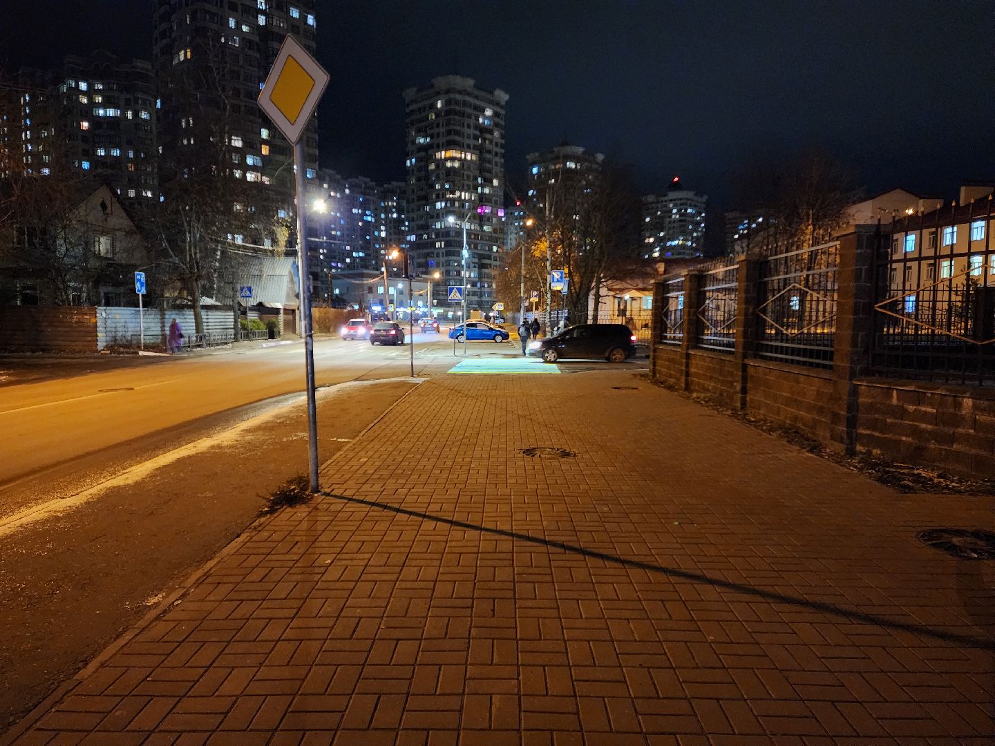 раменское, дороги, пешеходный переход, светящаяся разметка,