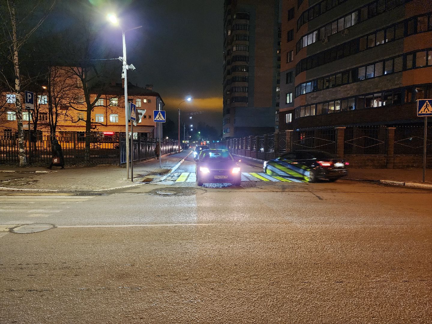 раменское, дороги, пешеходный переход, светящаяся разметка,