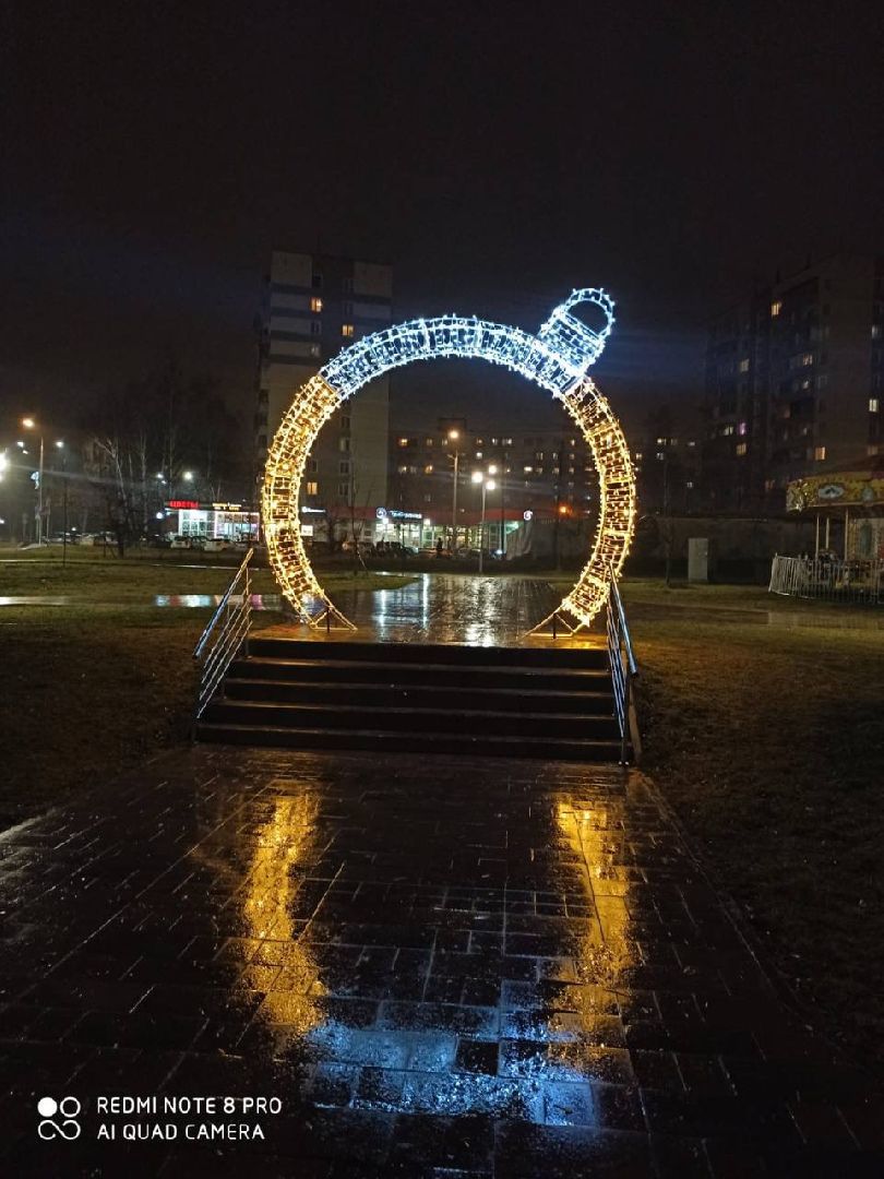 пушкино, новый год, украшения, арт объект,