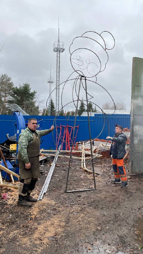 пушкино, новый год, украшения, арт объект,