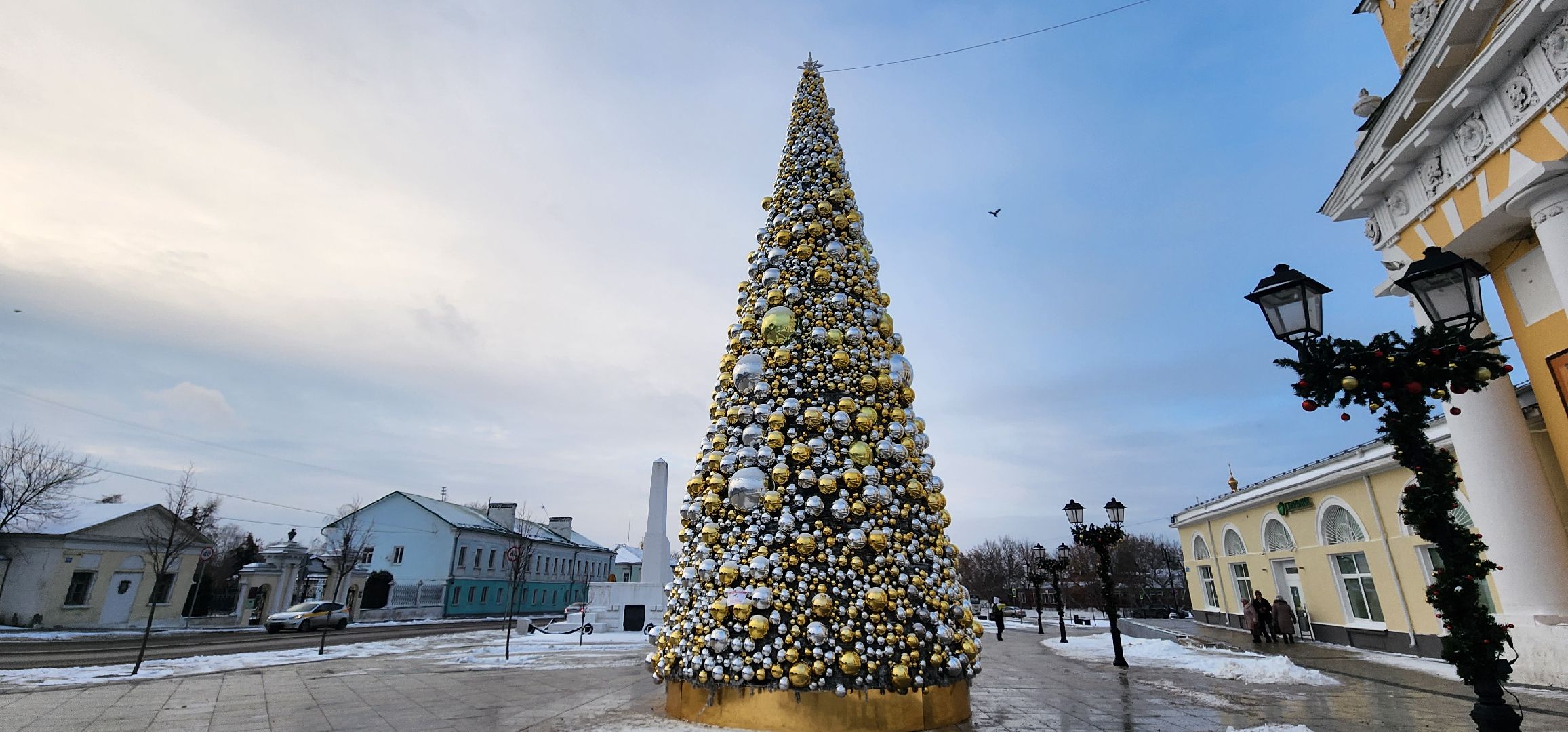 Коломна, новый год, ёлка, новогодние украшения,