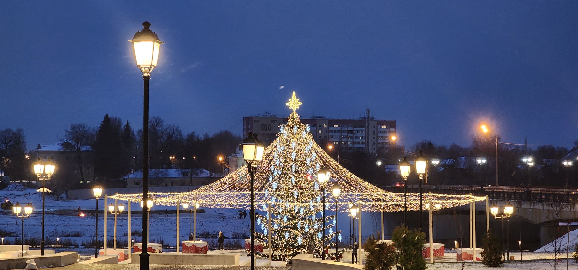 Коломна, новый год, ёлка, новогодние украшения,