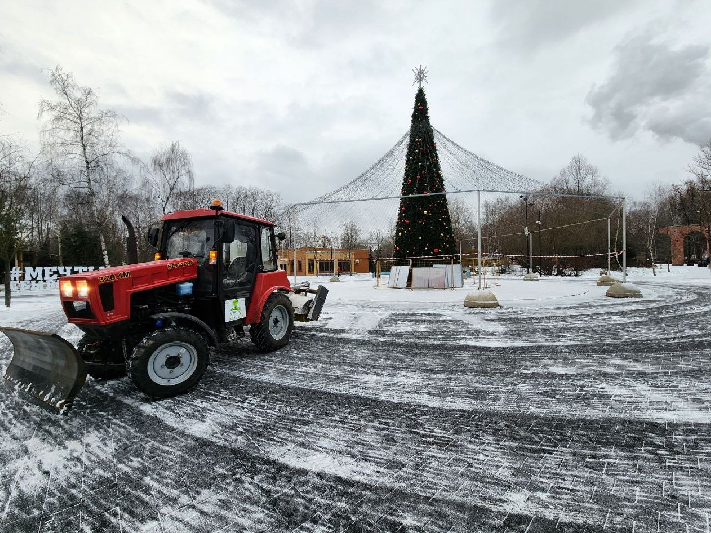 мытищи, парк мира, новый год, ёлка, Илья Авербух, каток,