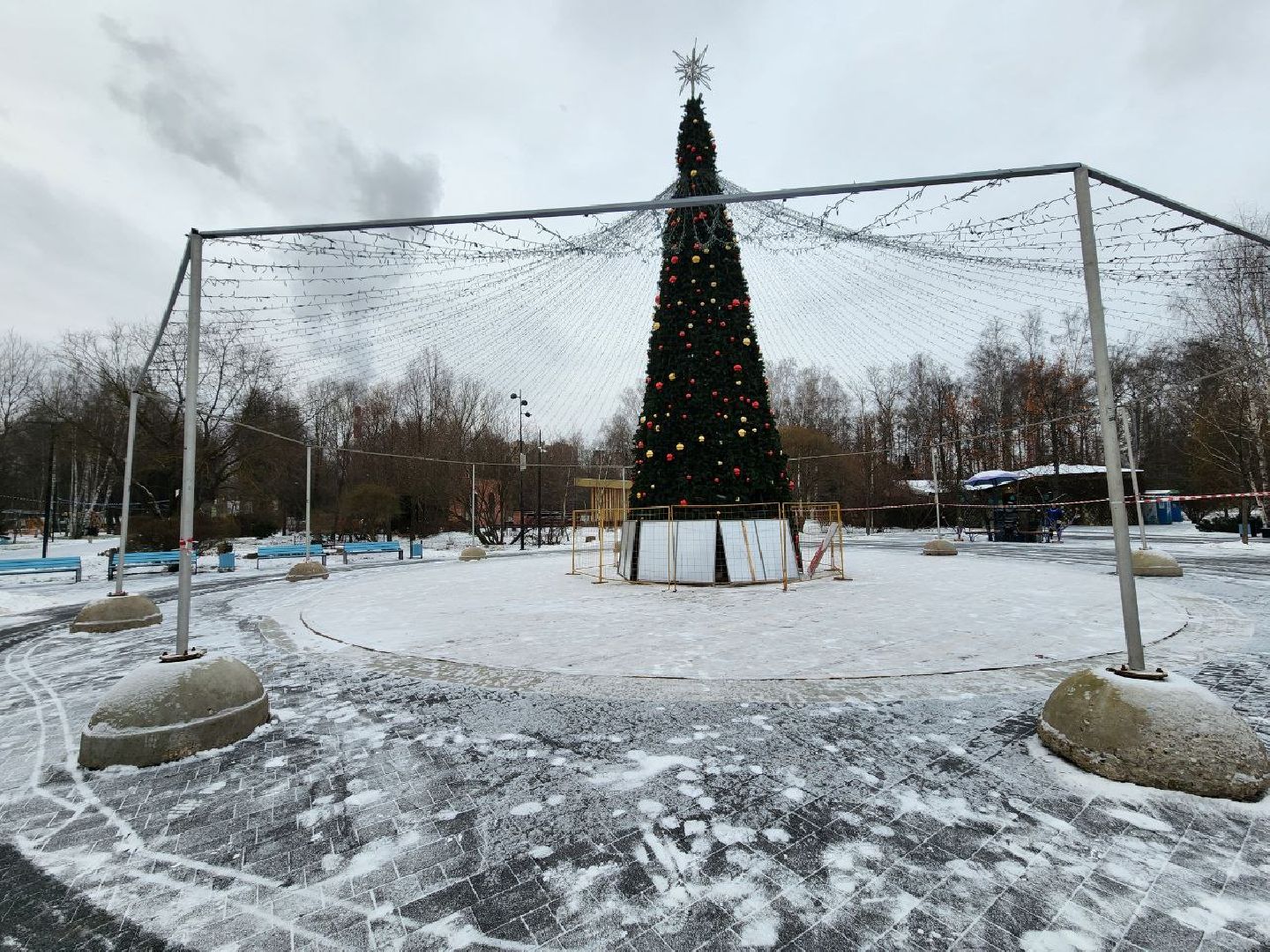 мытищи, парк мира, новый год, ёлка, Илья Авербух, каток,