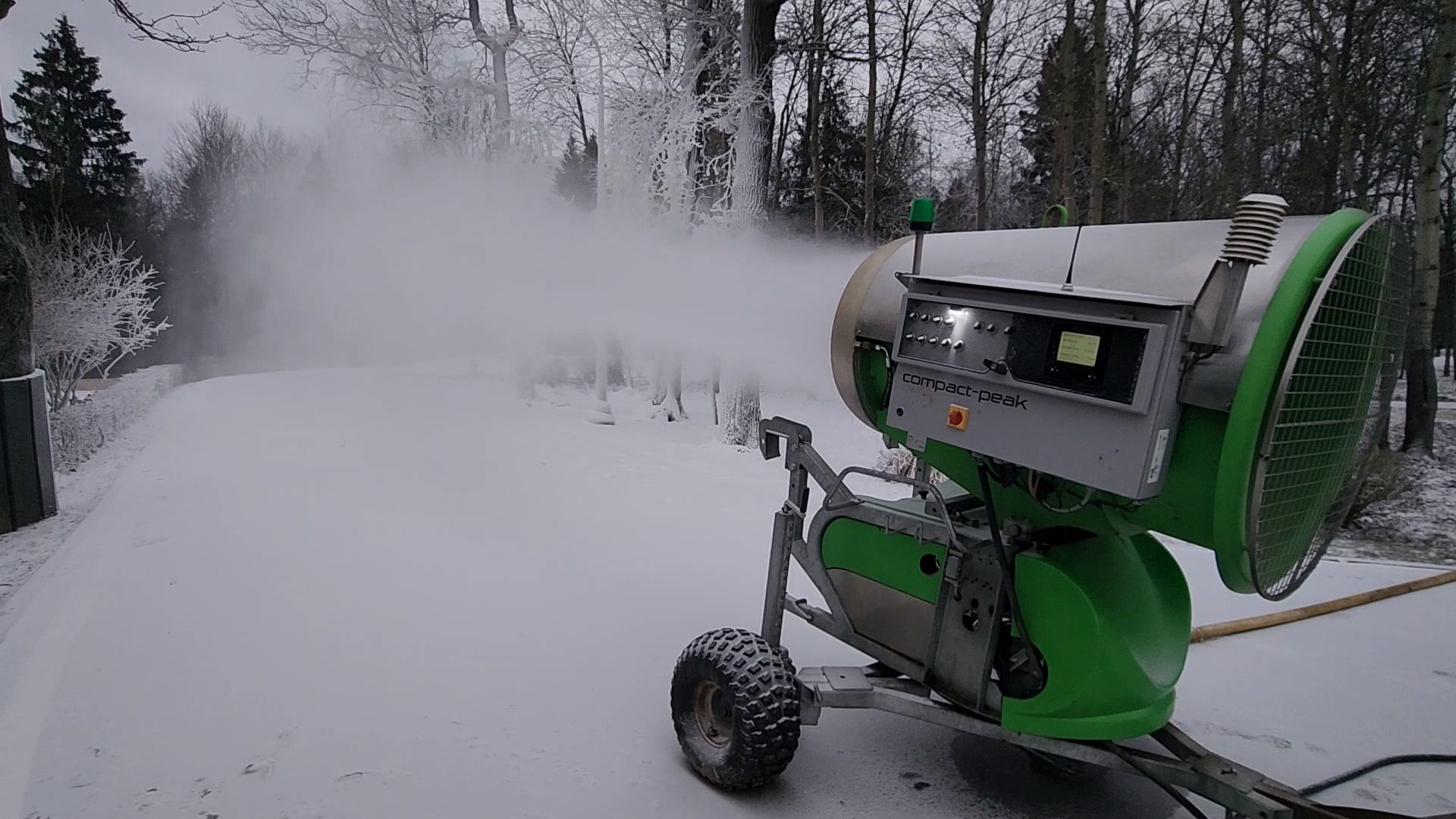 Одинцово, парк, парк имени Лазутиной, зима, трасса, оснежение, спорт,