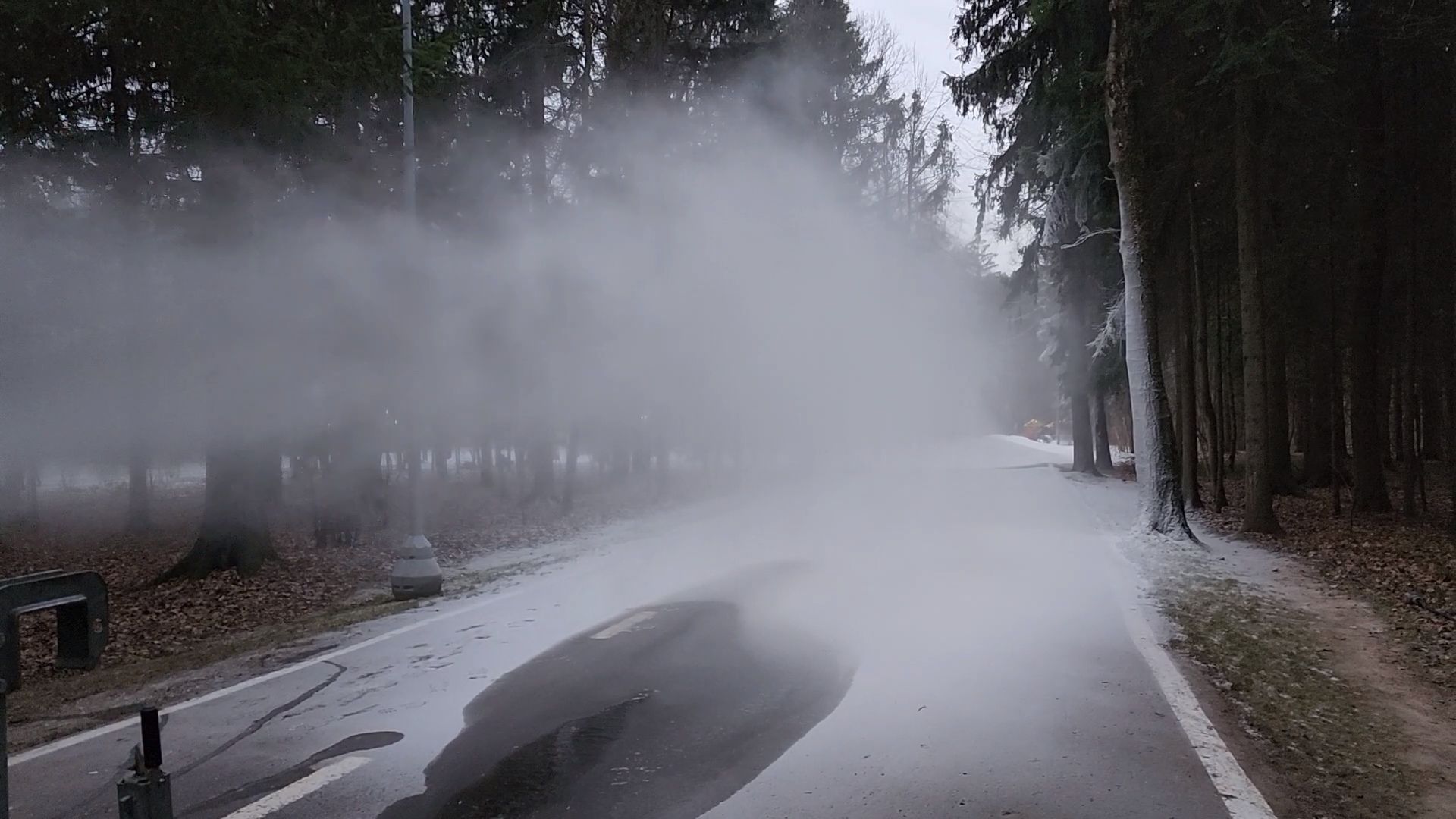 Одинцово, парк, парк имени Лазутиной, зима, трасса, оснежение, спорт,