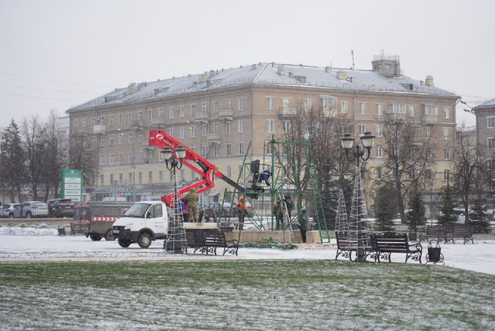Новый год, Сергиев Посад, Благоустройство, Праздник, Украшение, Елка,