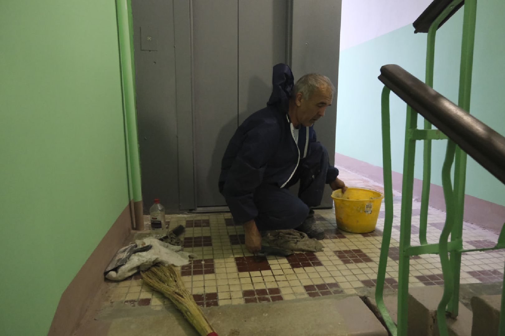 пущино, ремонт подъездов,