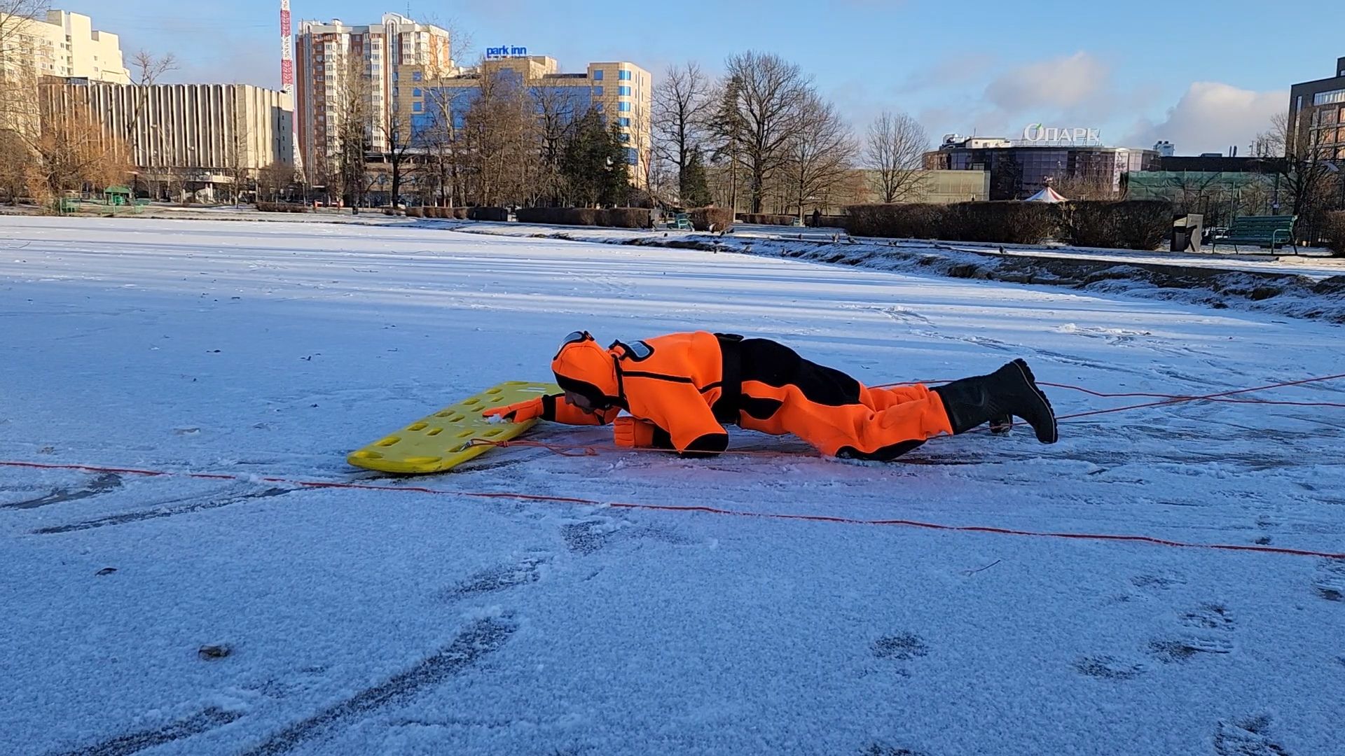 Одинцово, спасатели, лед,