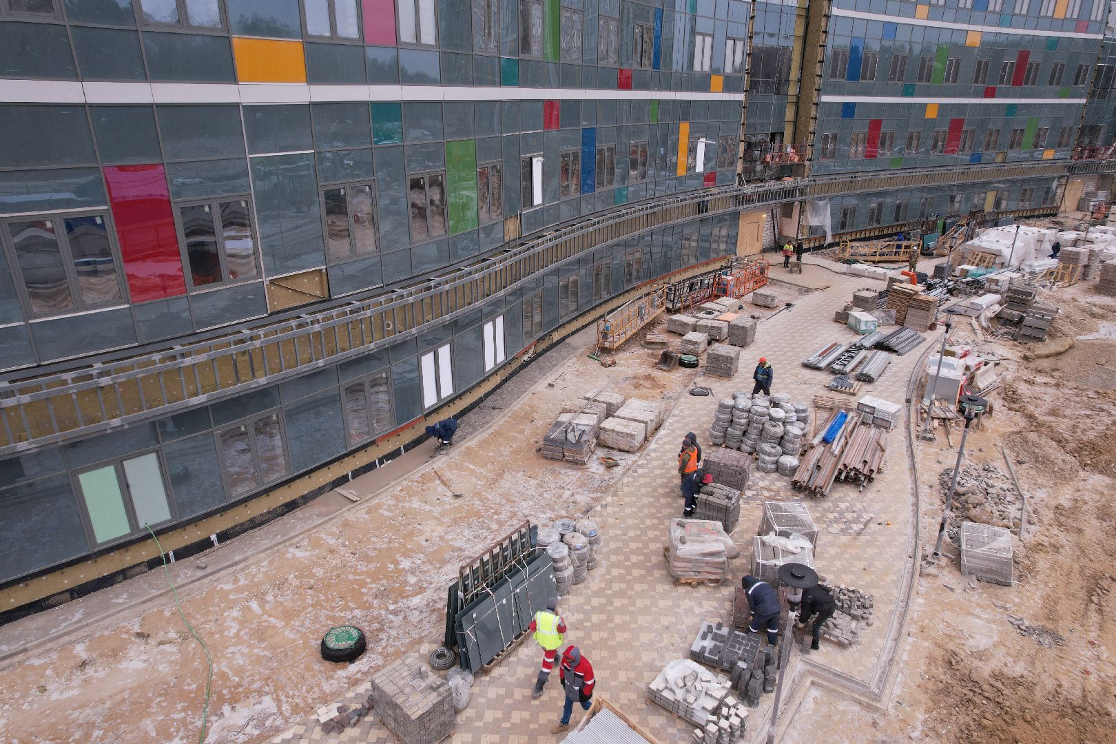 больница, дети,видео с коптера,