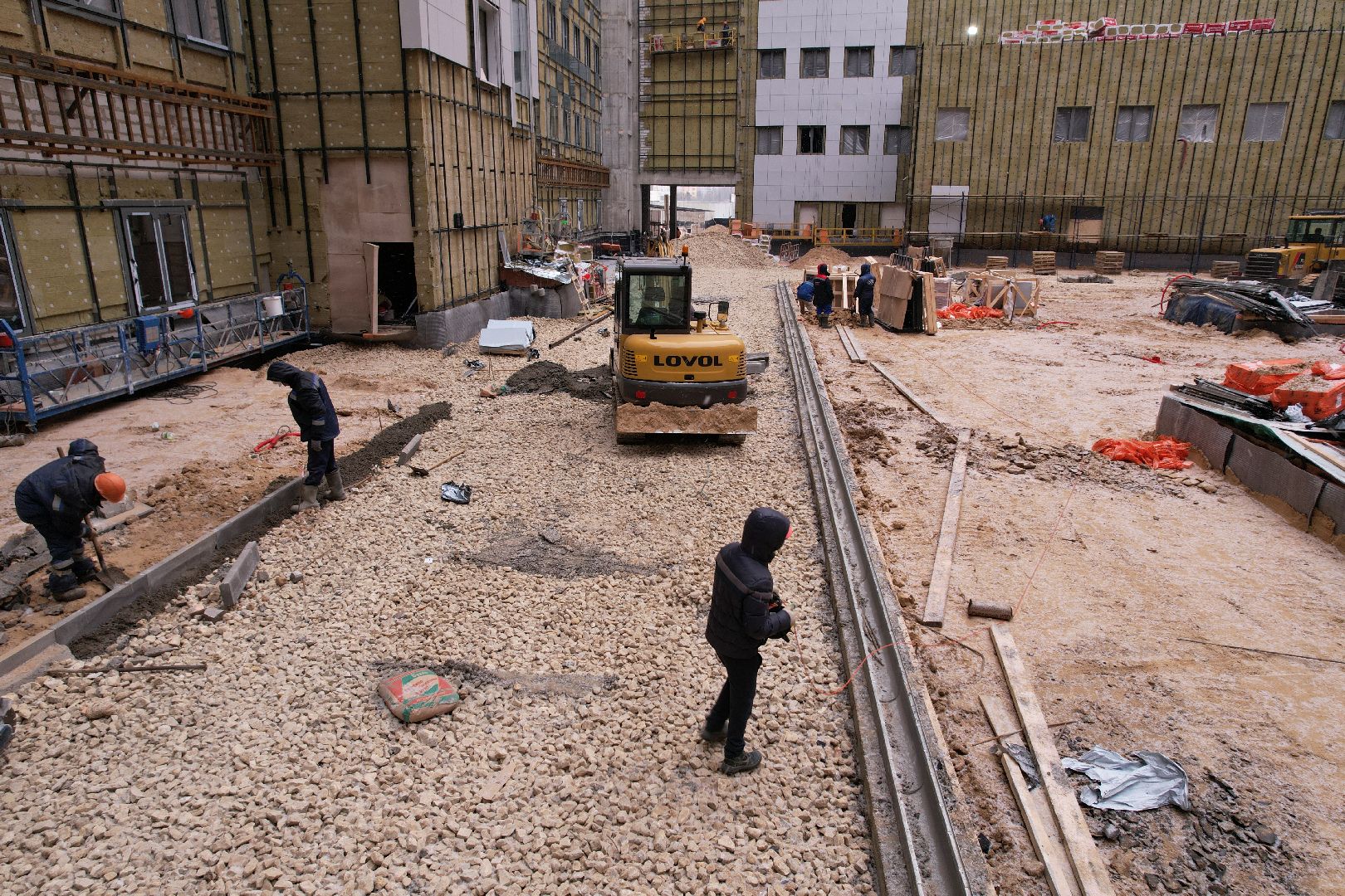 больница, дети,видео с коптера,