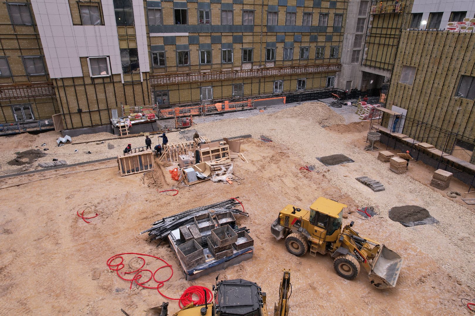 больница, дети,видео с коптера,