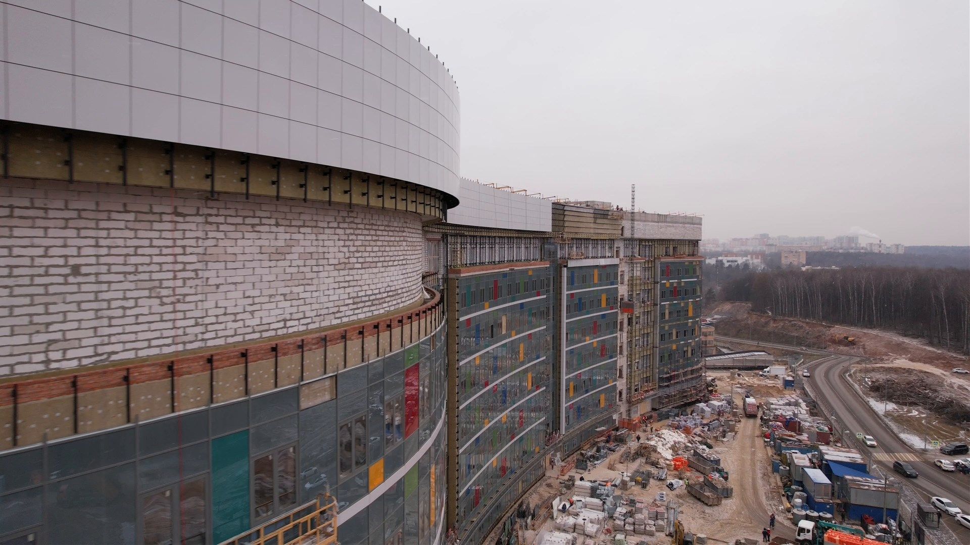 больница, дети,видео с коптера,