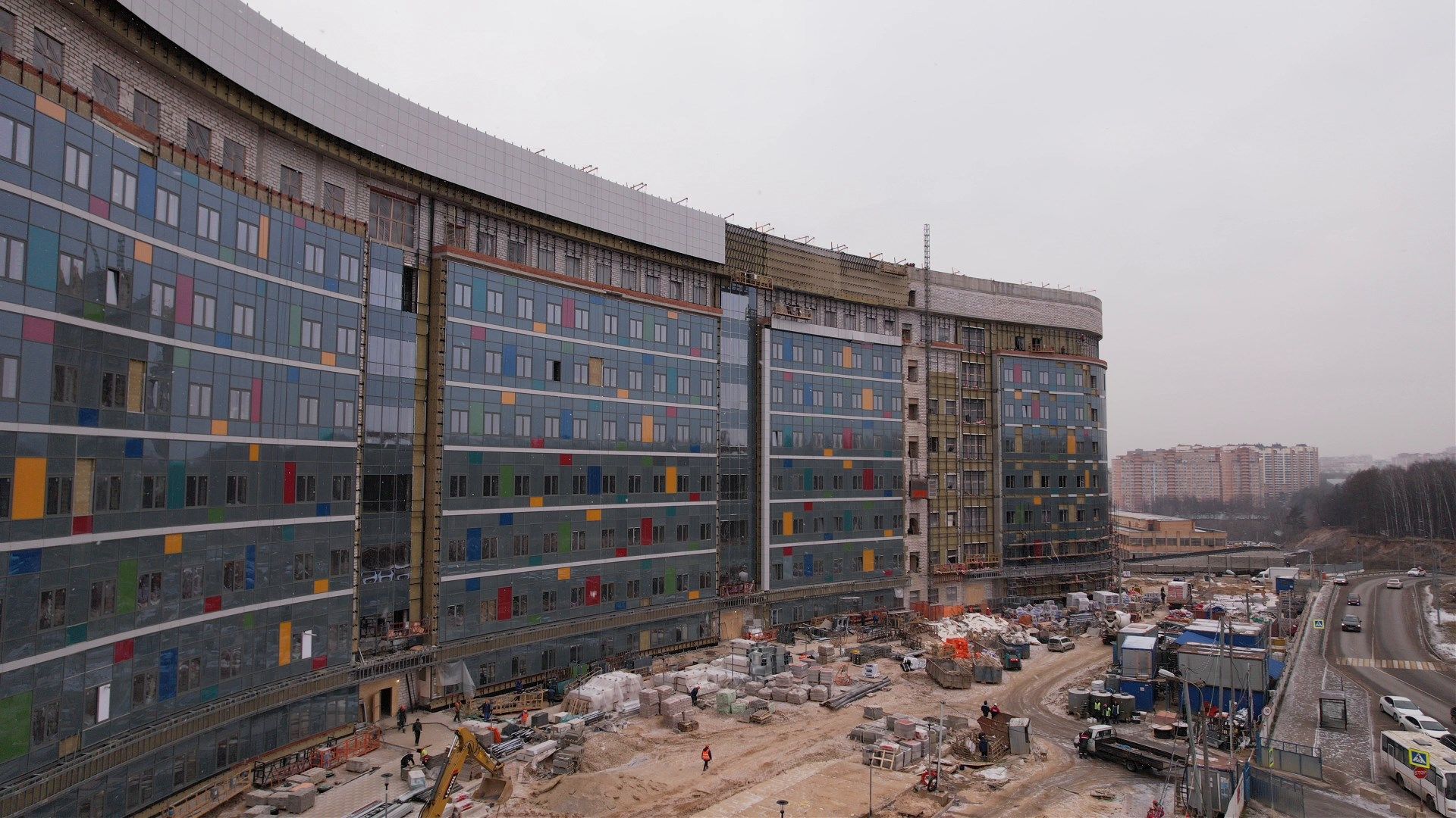 больница, дети,видео с коптера,