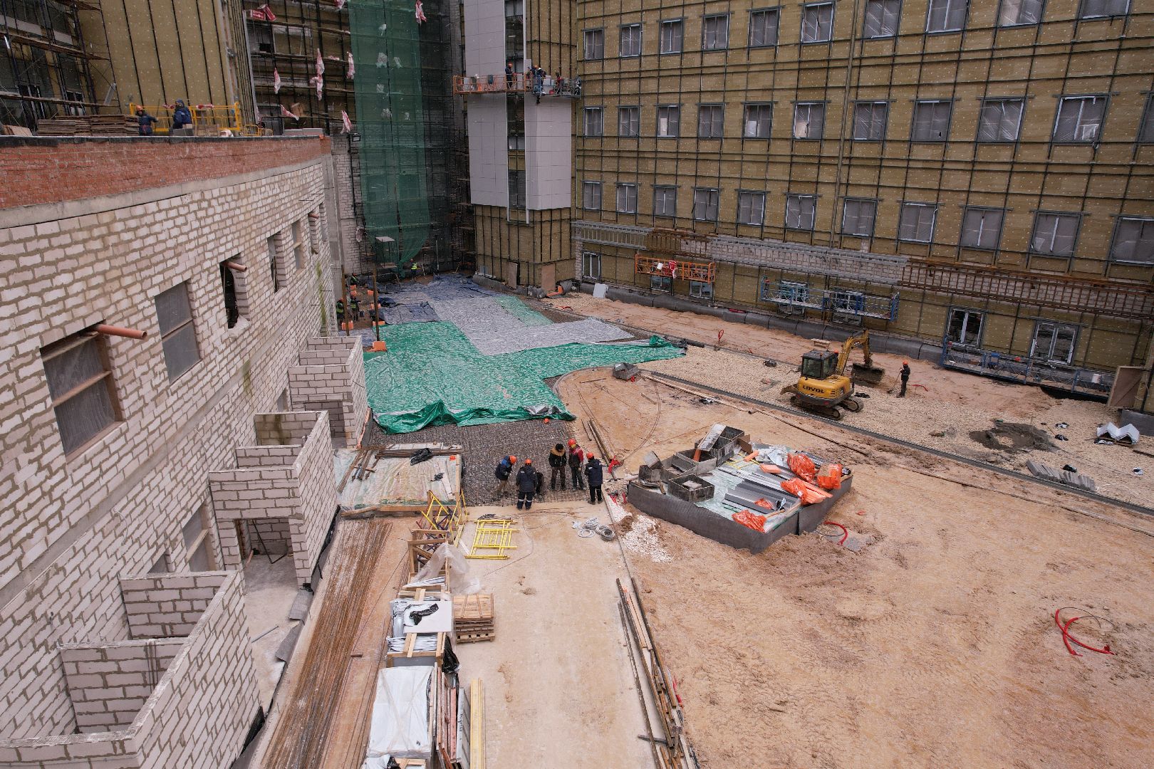 больница, дети,видео с коптера,