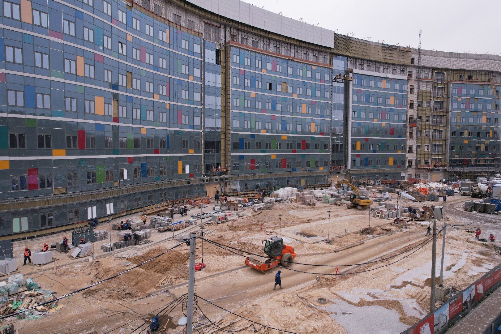 больница, дети,видео с коптера,