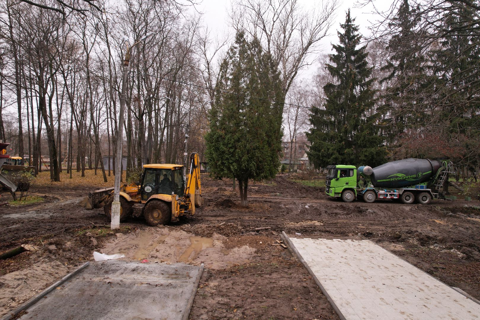 парк, коломна,видео с коптера,