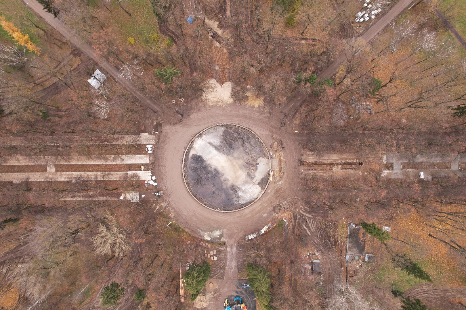 парк, коломна,видео с коптера,