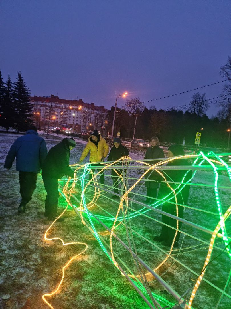 красноармейск, г.о. пушкинский, новогодние украшения, Александр Легков,