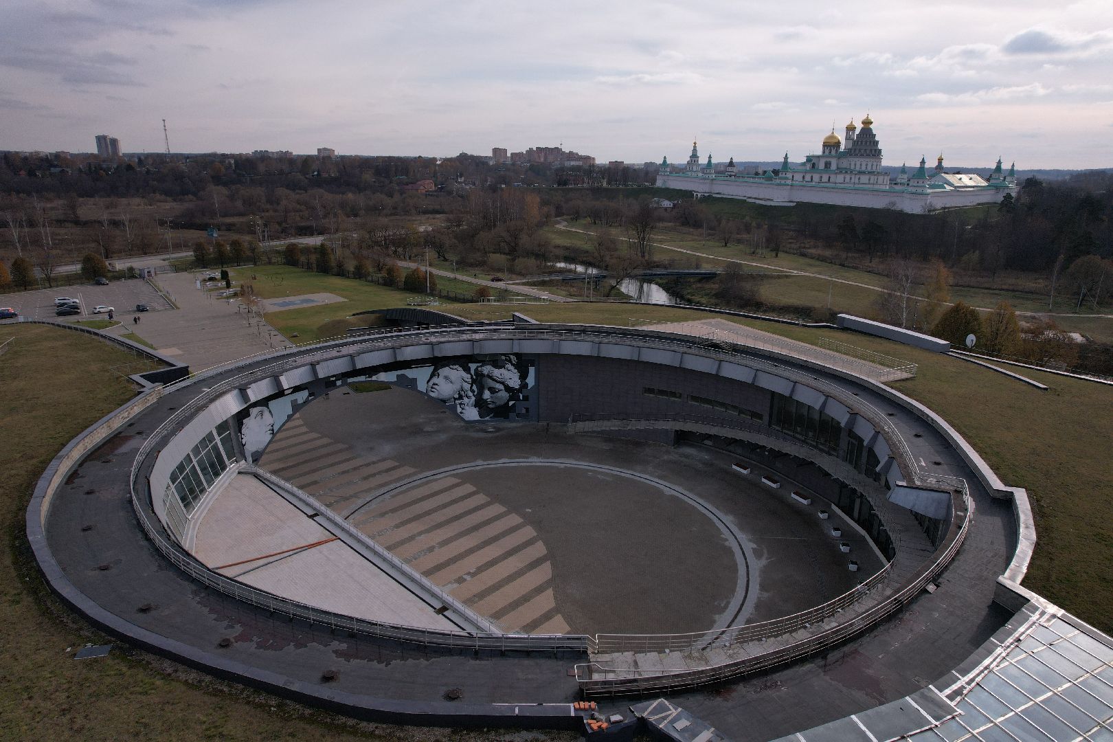 музей, истра,видео с коптера,