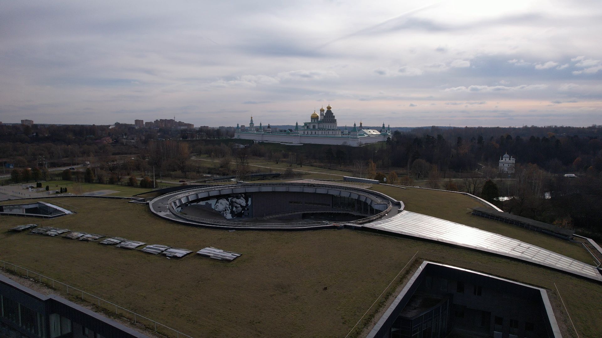 музей, истра,видео с коптера,