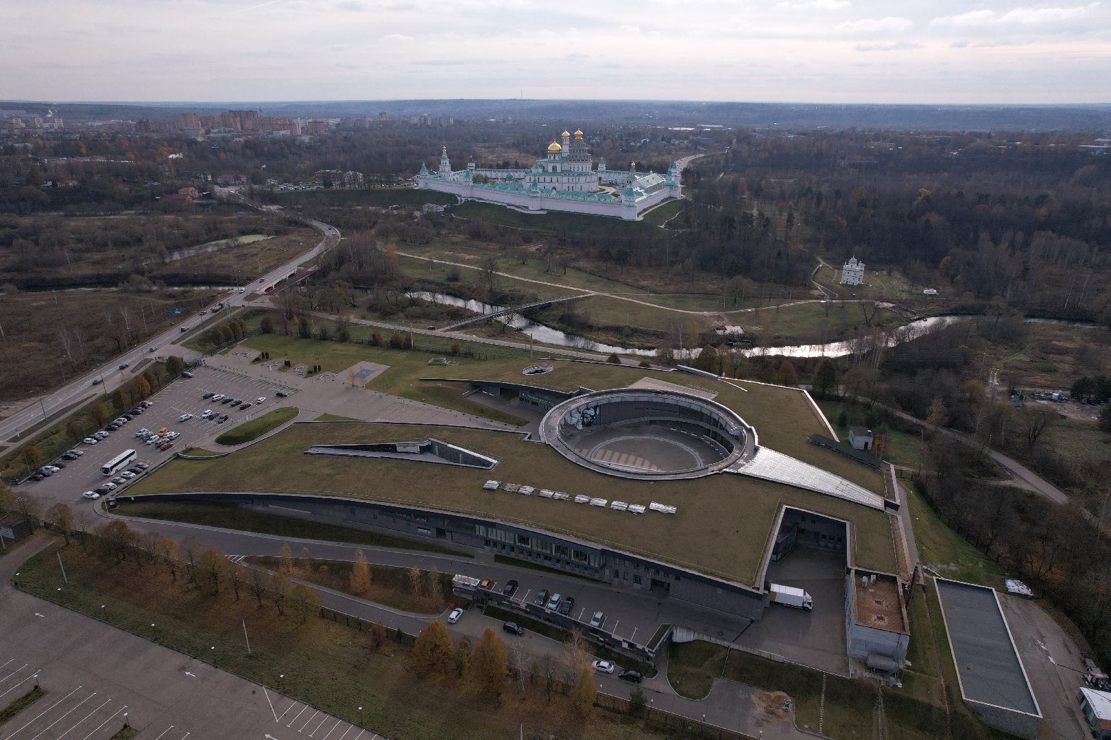 музей, истра,видео с коптера,