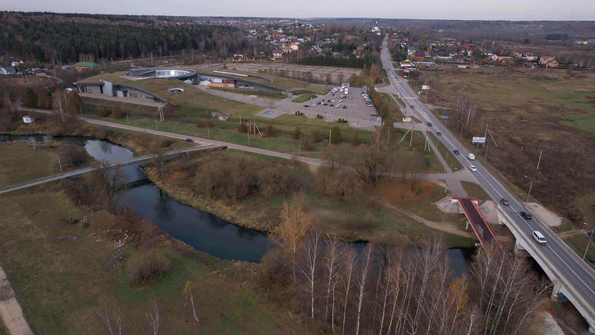 музей, истра,видео с коптера,