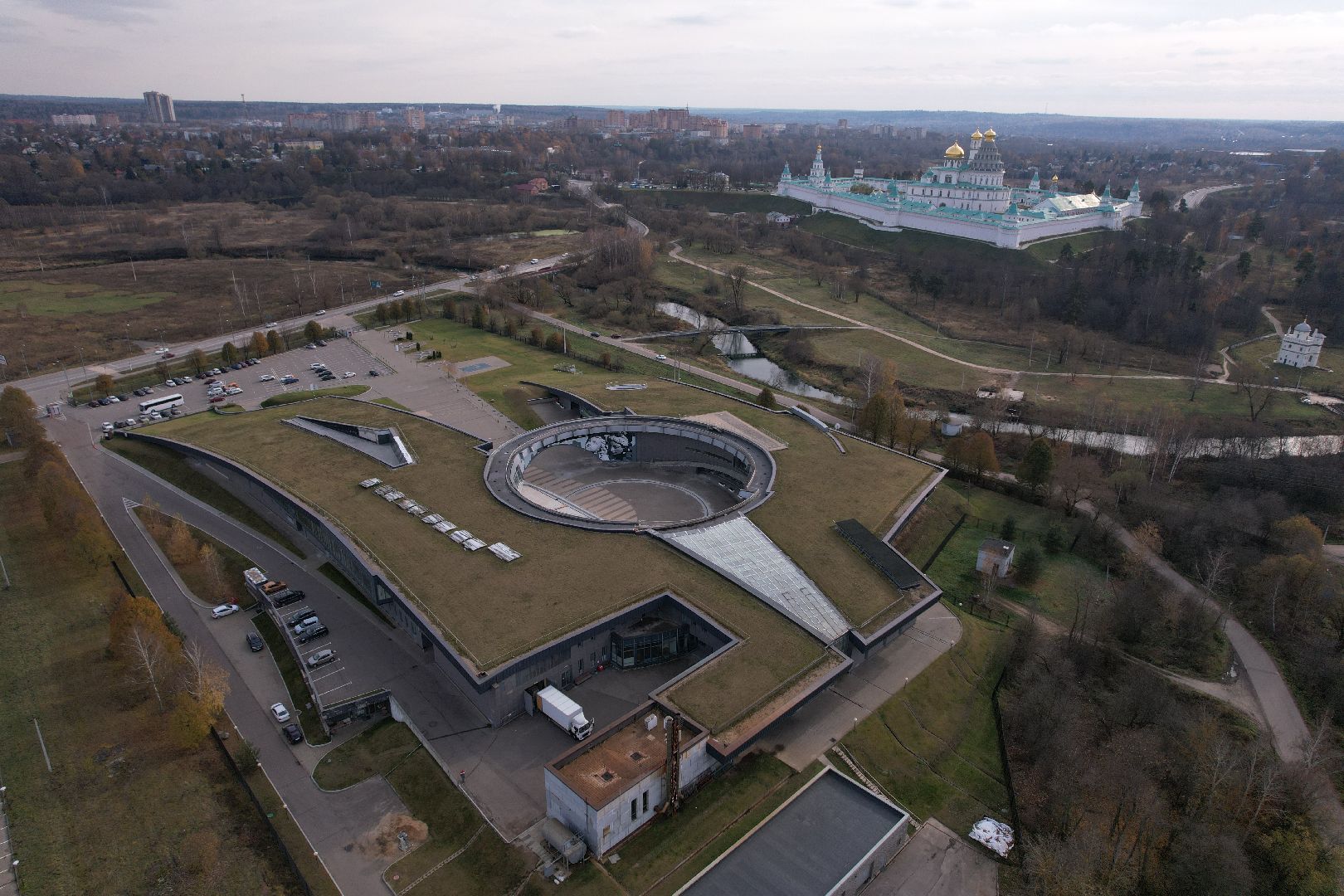 музей, истра,видео с коптера,