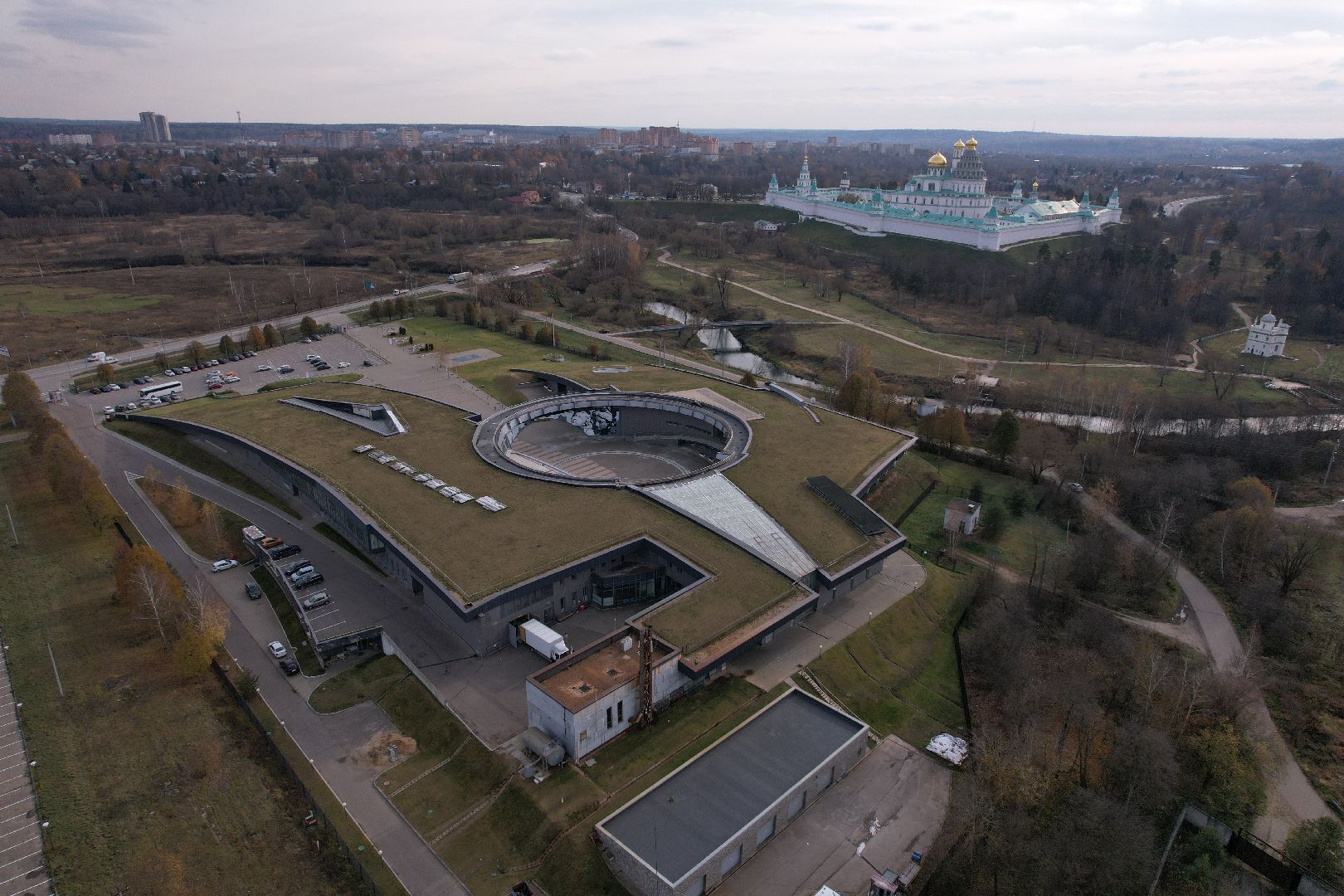 музей, истра,видео с коптера,