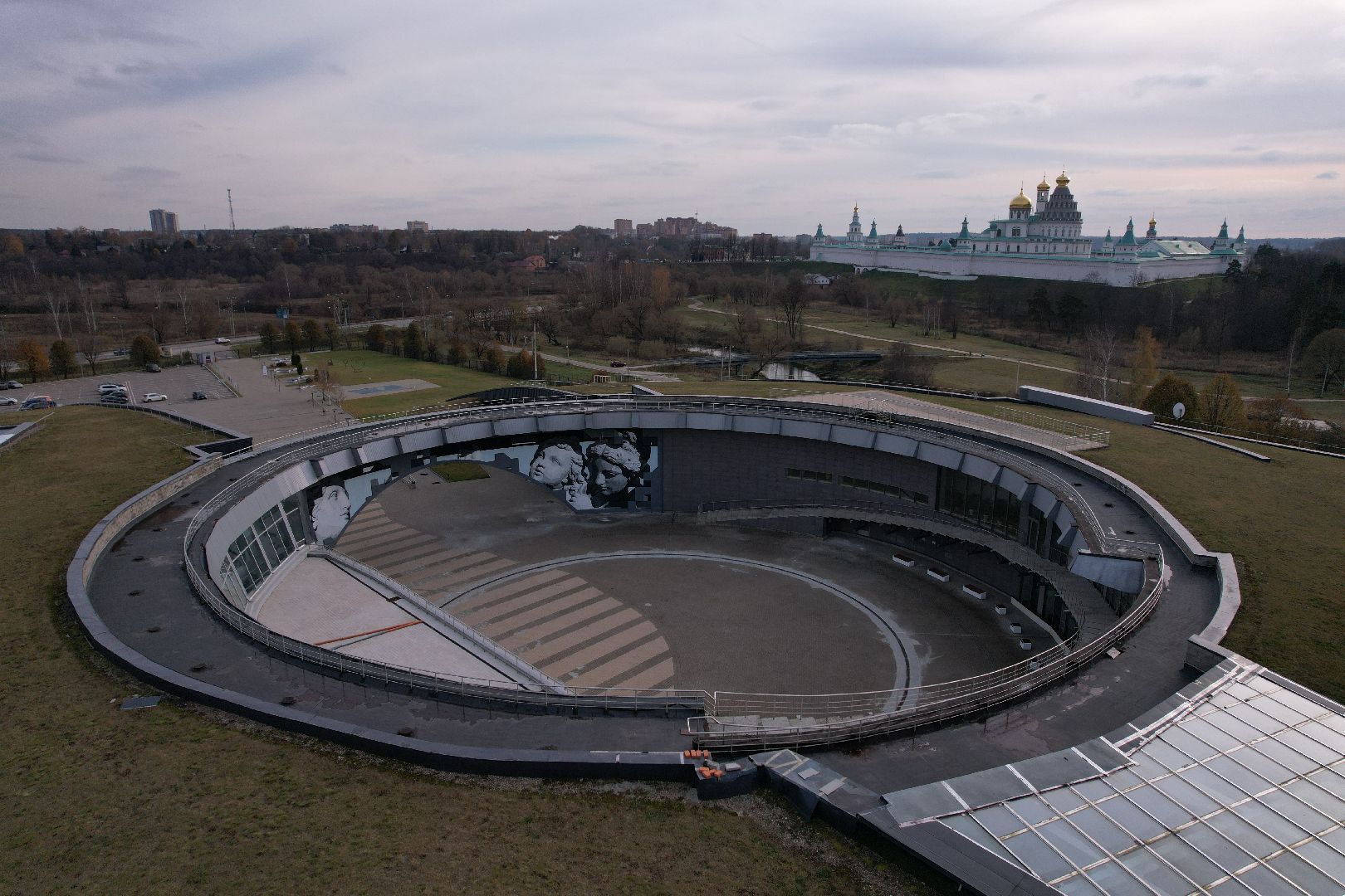 музей, истра,видео с коптера,