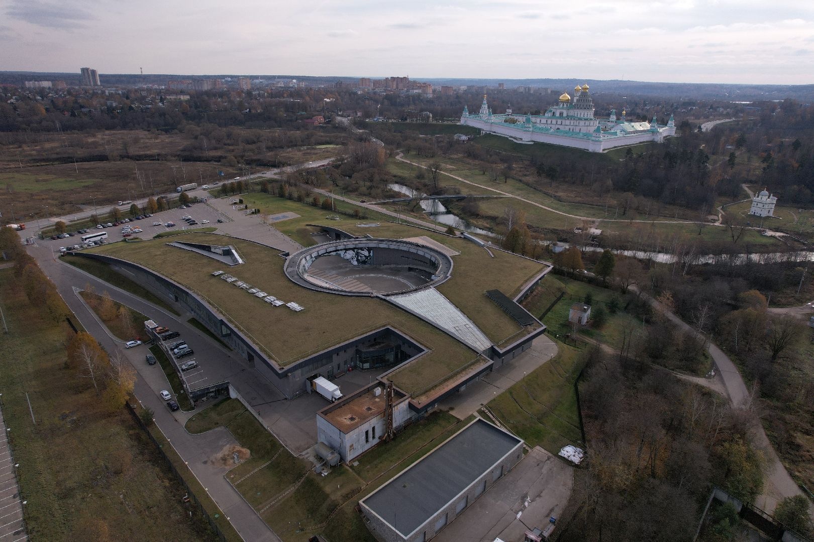 музей, истра,видео с коптера,