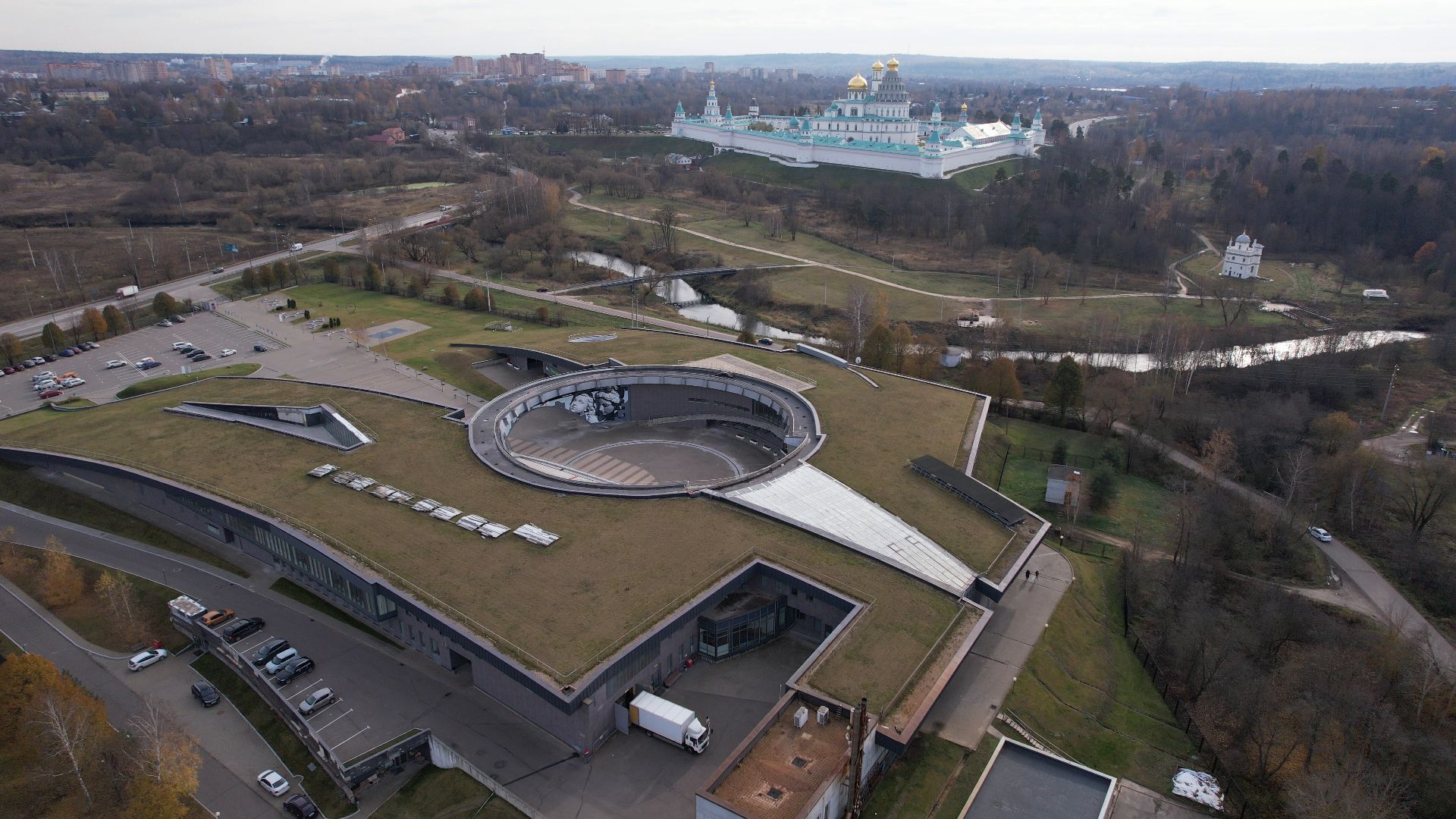 музей, истра,видео с коптера,